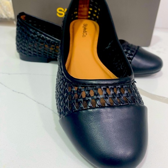 Style & Co. Black Flats with Braided Detail - Picture 5 of 9